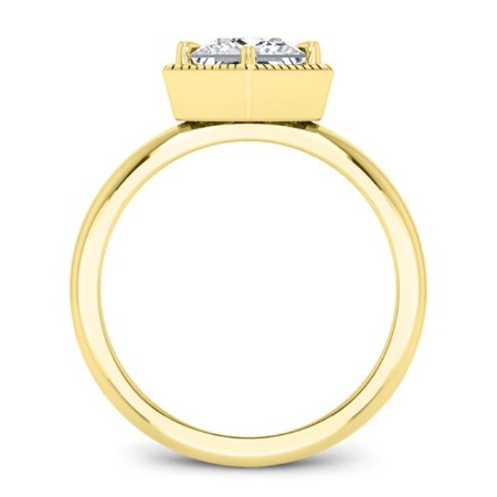 Aspen Princess Diamond Engagement Ring (Lab Grown Igi Cert) yellowgold