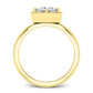 Aspen Princess Diamond Engagement Ring (Lab Grown Igi Cert) yellowgold