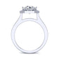 Anise Round Diamond Engagement Ring (Lab Grown Igi Cert) whitegold