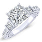 Belle Princess Diamond Bridal Set (Lab Grown Igi Cert) whitegold