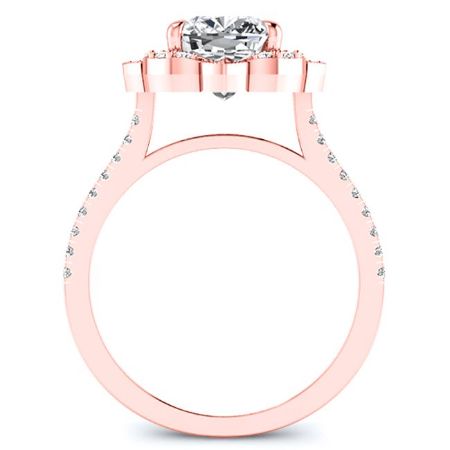 Rockrose Round Diamond Engagement Ring (Lab Grown Igi Cert) rosegold