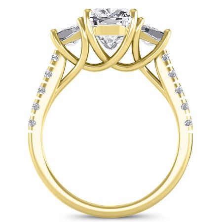 Marjoram Cushion Diamond Engagement Ring (Lab Grown Igi Cert) yellowgold