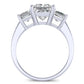 Dietes Princess Diamond Engagement Ring (Lab Grown Igi Cert) whitegold