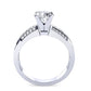 Crocus Round Diamond Engagement Ring (Lab Grown Igi Cert) whitegold