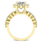 Privet Cushion Diamond Engagement Ring (Lab Grown Igi Cert) yellowgold