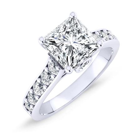 Calluna Princess Diamond Bridal Set (Lab Grown Igi Cert) whitegold