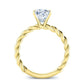 Balsam Cushion Diamond Engagement Ring (Lab Grown Igi Cert) yellowgold