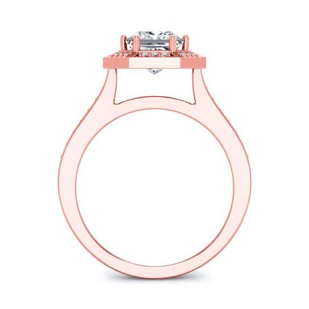 Anise Princess Diamond Engagement Ring (Lab Grown Igi Cert) rosegold