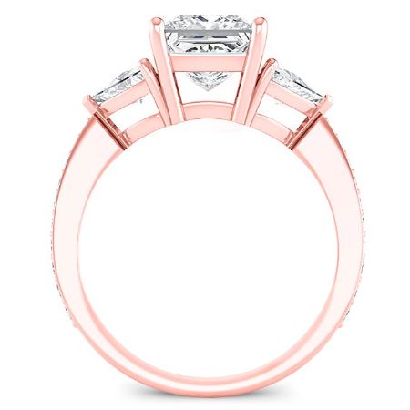 Snowdonia Princess Diamond Engagement Ring (Lab Grown Igi Cert) rosegold