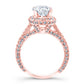 Buttercup Round Diamond Engagement Ring (Lab Grown Igi Cert) rosegold