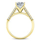 Iberis Cushion Diamond Engagement Ring (Lab Grown Igi Cert) yellowgold