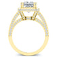 Buttercup Princess Diamond Engagement Ring (Lab Grown Igi Cert) yellowgold