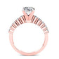 Magnolia Cushion Diamond Engagement Ring (Lab Grown Igi Cert) rosegold