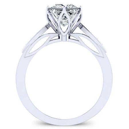 Pieris Princess Diamond Engagement Ring (Lab Grown Igi Cert) whitegold