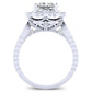 Lita Princess Diamond Engagement Ring (Lab Grown Igi Cert) whitegold