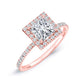 Columbine Princess Diamond Bridal Set (Lab Grown Igi Cert) rosegold