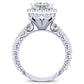 Canna Princess Diamond Engagement Ring (Lab Grown Igi Cert) whitegold