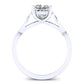 Nolina Princess Diamond Engagement Ring (Lab Grown Igi Cert) whitegold