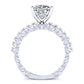 Carmel Cushion Diamond Engagement Ring (Lab Grown Igi Cert) whitegold