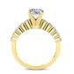 Magnolia Cushion Diamond Engagement Ring (Lab Grown Igi Cert) yellowgold