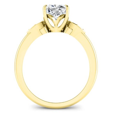 Lobelia Cushion Diamond Engagement Ring (Lab Grown Igi Cert) yellowgold