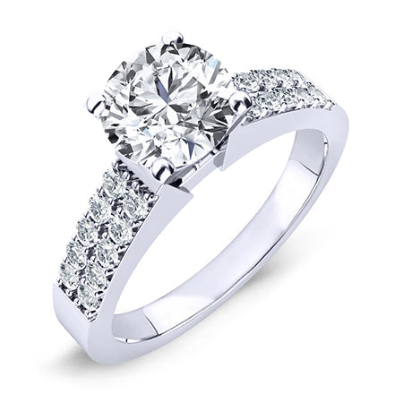 Malva Round Diamond Bridal Set (Lab Grown Igi Cert) whitegold