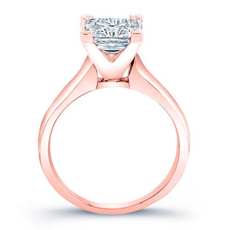 Rosemary Princess Diamond Engagement Ring (Lab Grown Igi Cert) rosegold