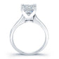 Rosemary Princess Diamond Engagement Ring (Lab Grown Igi Cert) whitegold