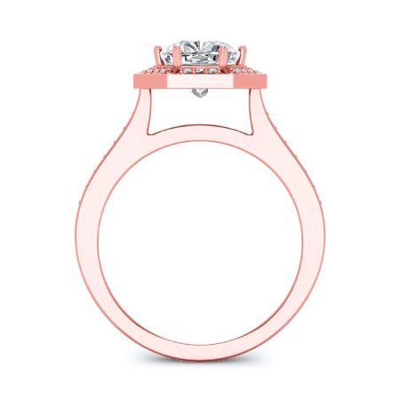 Anise Cushion Diamond Engagement Ring (Lab Grown Igi Cert) rosegold