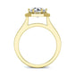 Anise Round Diamond Engagement Ring (Lab Grown Igi Cert) yellowgold