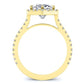 Cypress Cushion Diamond Engagement Ring (Lab Grown Igi Cert) yellowgold