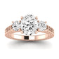 Belladonna Oval Diamond Bridal Set (Lab Grown Igi Cert) rosegold