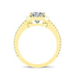 Freesia Cushion Diamond Bridal Set (Lab Grown Igi Cert) yellowgold