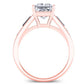 Bergamot Princess Diamond Bridal Set (Lab Grown Igi Cert) rosegold