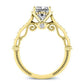 Laylani Princess Diamond Bridal Set (Lab Grown Igi Cert) yellowgold