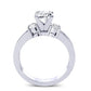 Briar Rose - 1ct Cushion Diamond Bridal Set (Lab Grown Igi Cert) whitegold