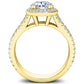 Tea Rose Round Diamond Bridal Set (Lab Grown Igi Cert) yellowgold