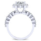 Privet Round Diamond Bridal Set (Lab Grown Igi Cert) whitegold