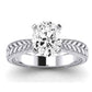 Azalea Oval Diamond Bridal Set (Lab Grown Igi Cert) whitegold