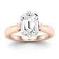 Gardenia Emerald Diamond Bridal Set (Lab Grown Igi Cert) rosegold