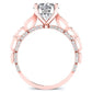 Peregrine Round Diamond Bridal Set (Lab Grown Igi Cert) rosegold