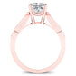 Heath Princess Diamond Bridal Set (Lab Grown Igi Cert) rosegold