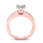 Ayana Princess Diamond Bridal Set (Lab Grown Igi Cert) rosegold