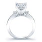 Yellow Bell - 1.7ct Princess Diamond Bridal Set (Lab Grown Igi Cert) whitegold