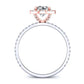 Columbine Round Diamond Bridal Set (Lab Grown Igi Cert) whitegold