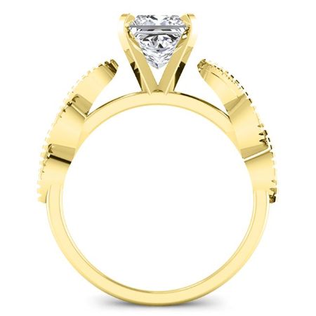 Sophora Princess Diamond Bridal Set (Lab Grown Igi Cert) yellowgold