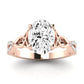 Pavonia Oval Diamond Bridal Set (Lab Grown Igi Cert) rosegold