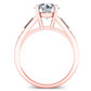 Bergamot Round Diamond Bridal Set (Lab Grown Igi Cert) rosegold