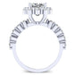 Privet Cushion Diamond Bridal Set (Lab Grown Igi Cert) whitegold