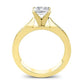 Petunia Princess Diamond Bridal Set (Lab Grown Igi Cert) yellowgold